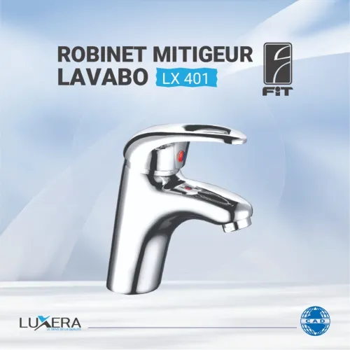 ROBINET MITIGEUR LAVABO SERIE FIT 
