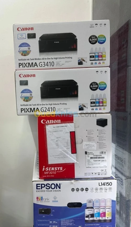 EPSON L15160 / EPSON L6270 / EPSON L3250 / EPSON L3210 / CANON G3410 / CANON G2410