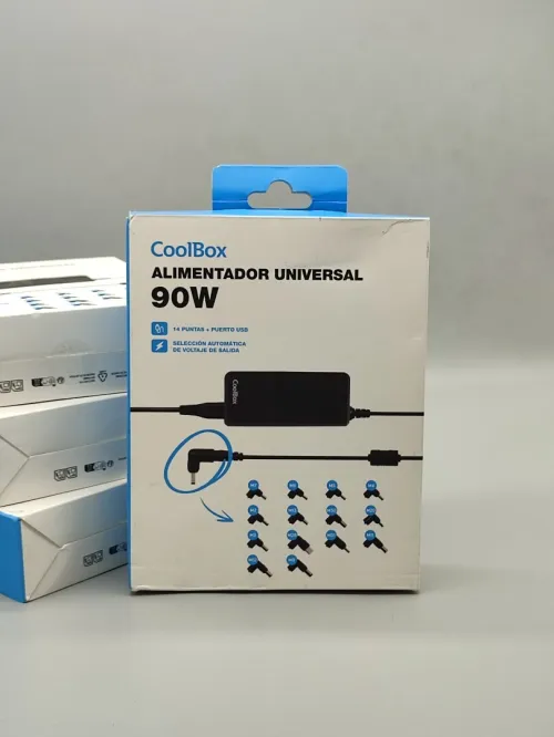 Chargeur universel Coolbox 90w pour ordinateur portable 