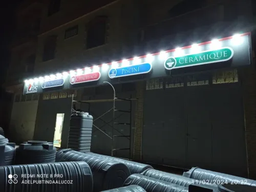 Alucobond habillage publicité 