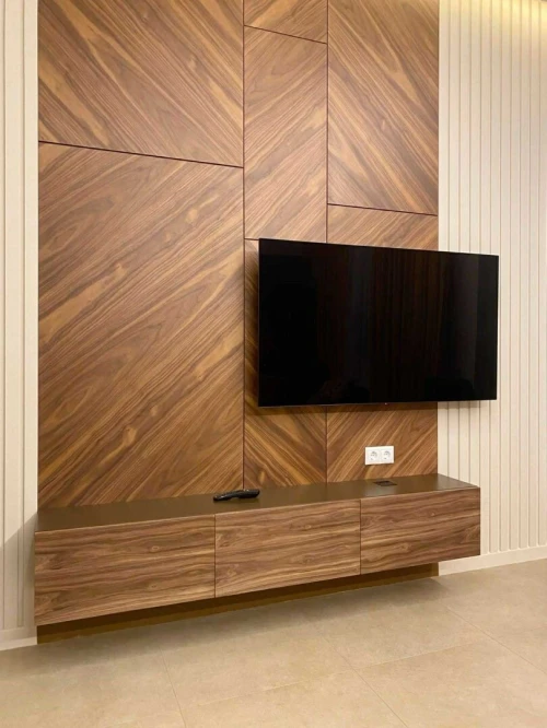 REVÊTEMENT MURAL EN BOIS  STYLE & CHALEUR PAR SARL GCML CONSTRUCTION