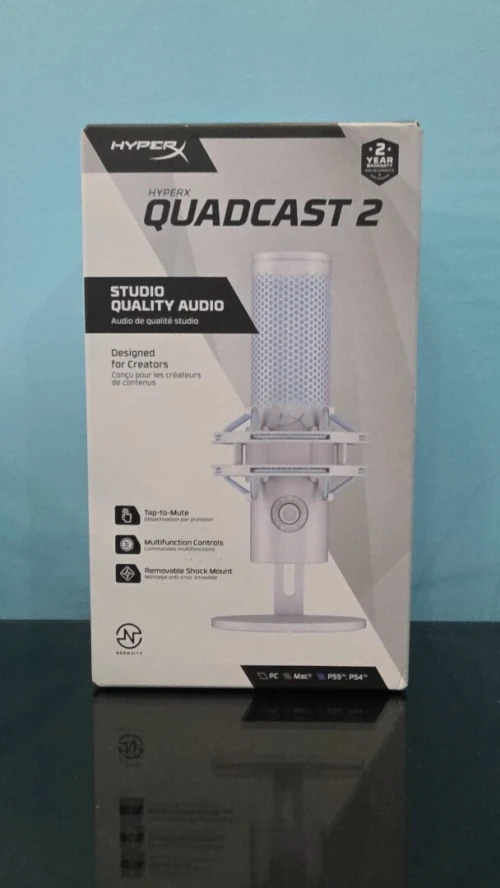 Microphone HyperX Quadcast 2 White