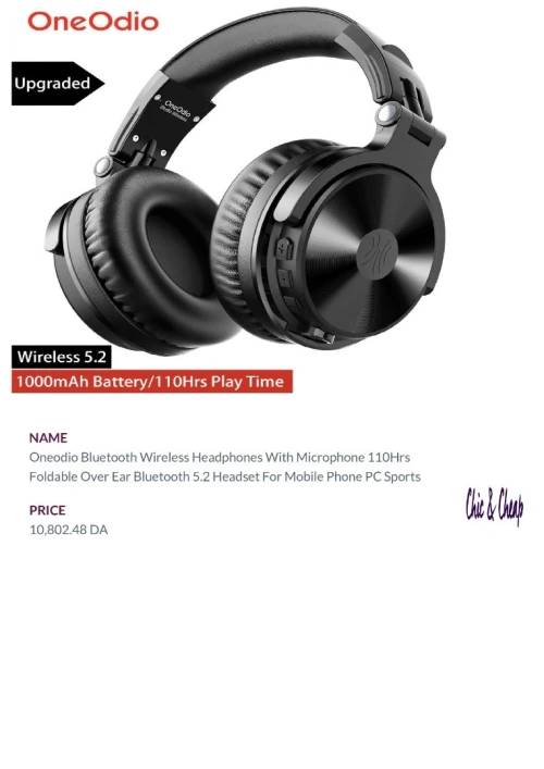 casque bluetooth casque sans fil anc casque antibruit actif écouteur sur l'oreille stéréo