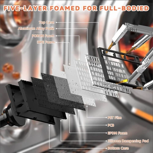 Clavier Attack Shark R82 HE (8KHz / Snap Tap / Rapid Trigger)