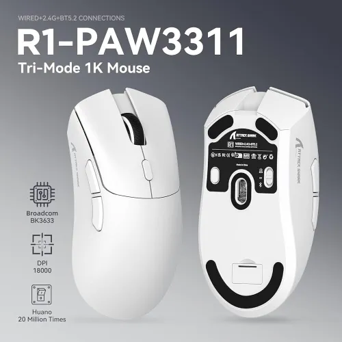 Souris ATTACK SHARK R1 Wireless Gaming Mouse