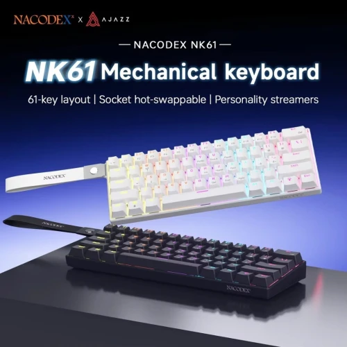 Clavier AJAZZ NK61 Mechanical Keyboard Red switches