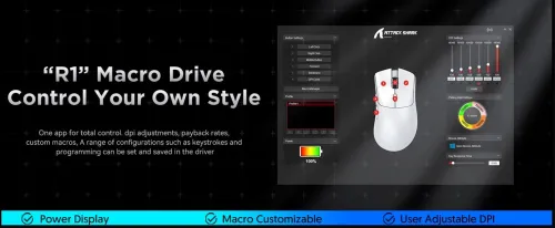 Souris ATTACK SHARK R1 Wireless Gaming Mouse