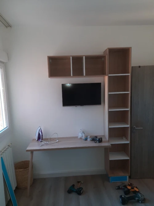 fabrication meuble  et rangement MDF