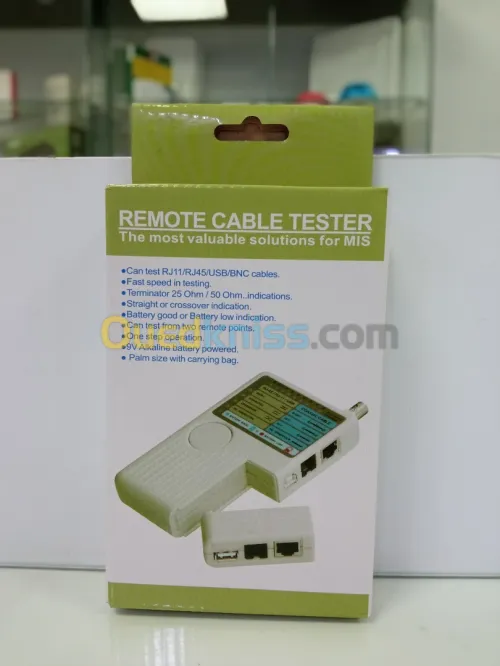 TESTEUR DE CABLE RJ45 et RJ11et USB et BNC