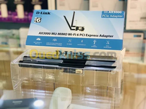D-Link DWA-X582 AX3000 MU-MIMO ADAPTATEUR PCI EXPRESS Wi-Fi 6 AVEC BLUETOOTH 5.0