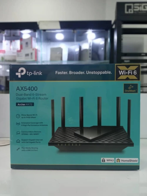 ROUTEUR WIFI 6 AX5400 GIGABIT TP LINK AX72