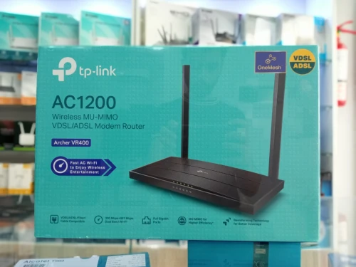 MODEM ROUTEUR TP-LINK ARCHER VR400 VDSL/ADSL SANS FIL MU-MIMO AC1200 V3.0