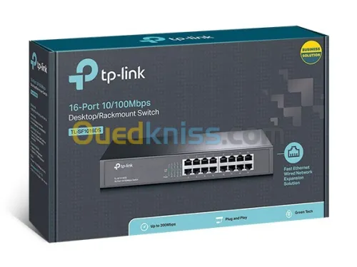 SWITCH 16 PORT 10/100 TPLINK TL-SF1016DS