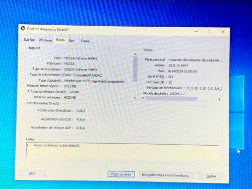 ACER ASPIRE E5-575 / I3 6EME / 8G 256 SSD /15,6 GTX 940