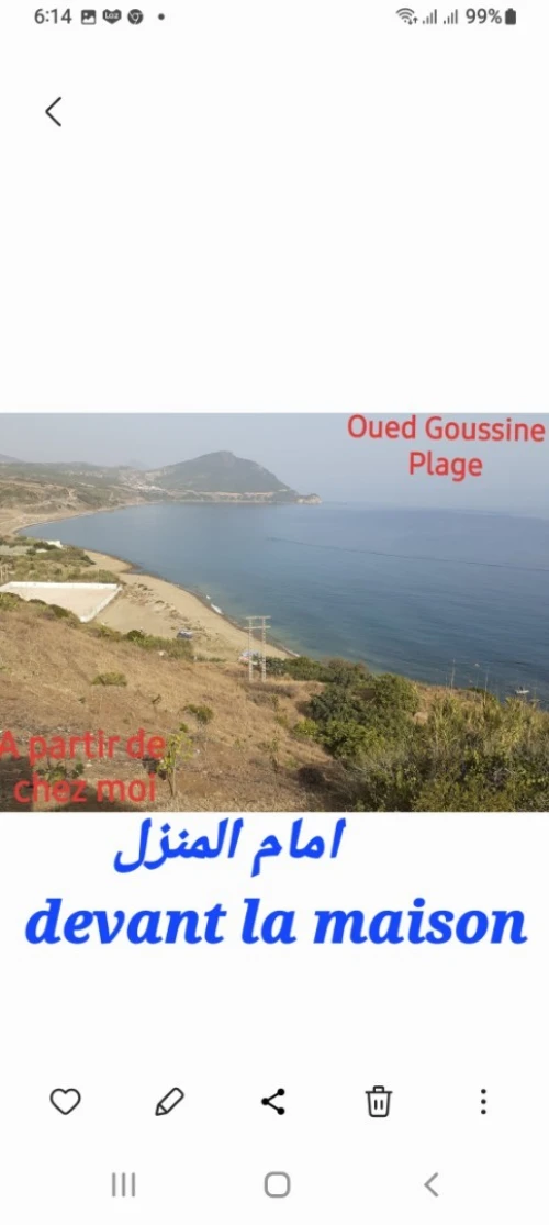 Vente Villa Chlef Oued goussine