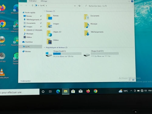 LENOVO THINK PAD X390 / I5 8 EME / 8G / 256 SSD /14 FHD