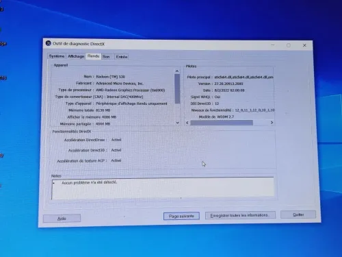 DELL INSPIRON 5570 / INTEL I5 8 EME / 8 G / 256 SSD NVME / 15.6 DOUBLE CARTE GRAPHIQUE
