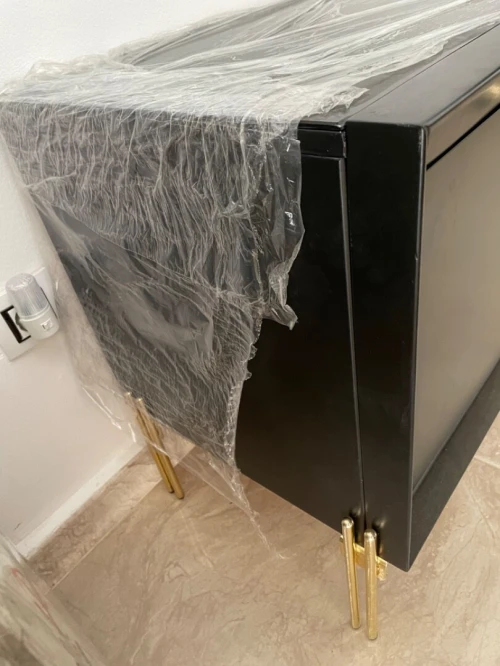 Meuble de TV 3 Tiroirs en Boix et porte chaussure 