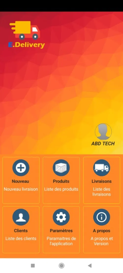 تطبيق البائع المتنقل - E Delivery