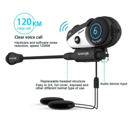 Bluetooth VIMOTO V6  de Casque