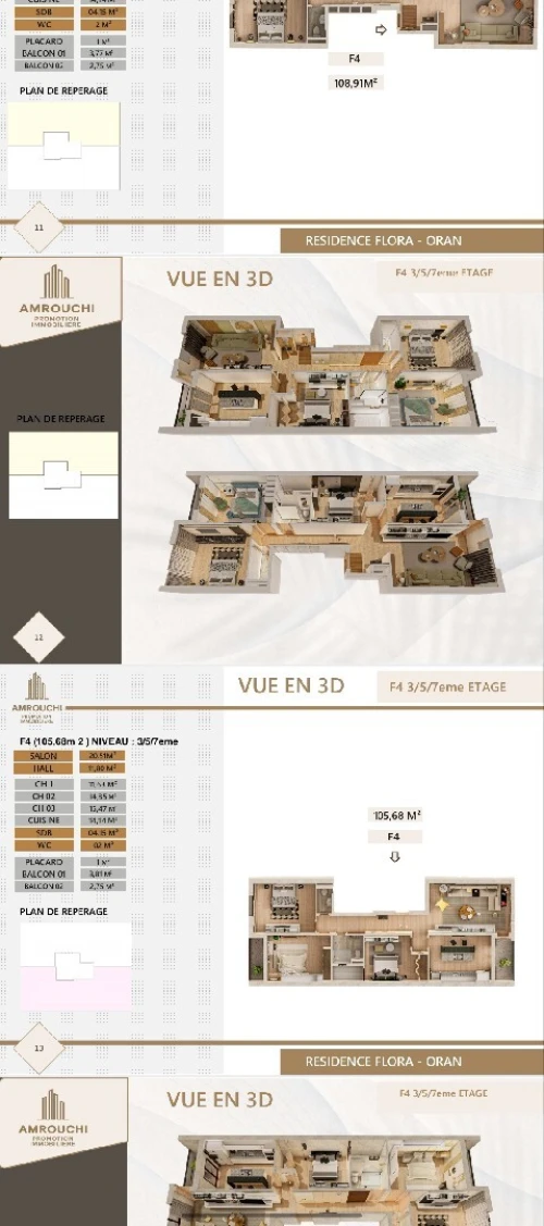 Vente Appartement F4 Oran Bir el djir