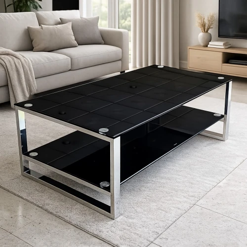 TABLE BASSE EN VERRE