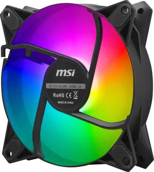 VENTILATEUR BOITIER MSI MPG F120 ARGB KIT X 3 BLACK
