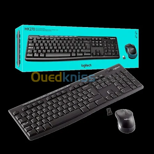 COMBO CLAVIER & SOURIS LOGITECH MK270 SANS FIL
