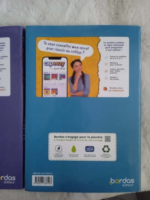 Myriade Maths édition Bordas - niveaux 6e, 5e et 3e