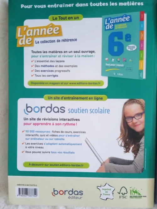 Myriade Maths édition Bordas - niveaux 6e, 5e et 3e