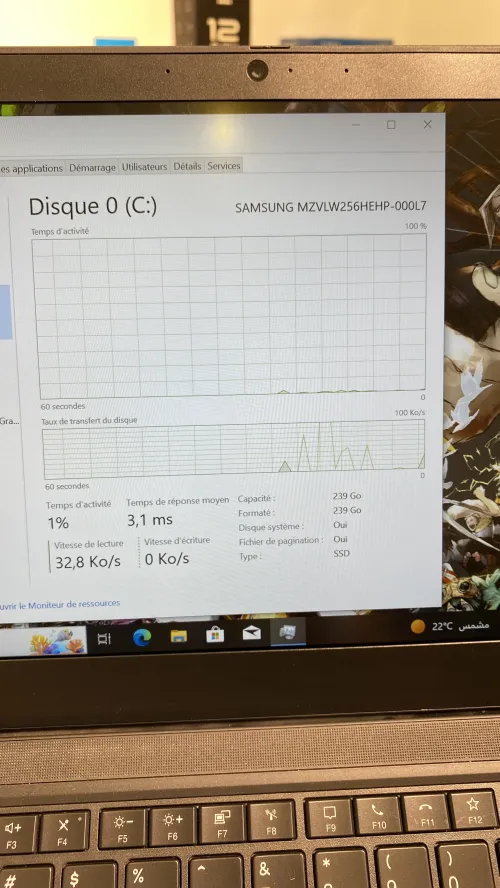 LENOVO T14 RYZEN 5 PRO 04TH 8RAM 256SSD ÉTAT 10/10