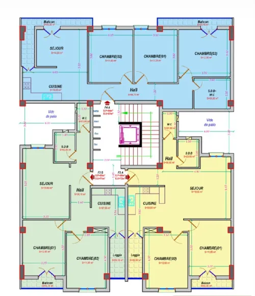 Vente Appartement F4 Alger Mohammadia
