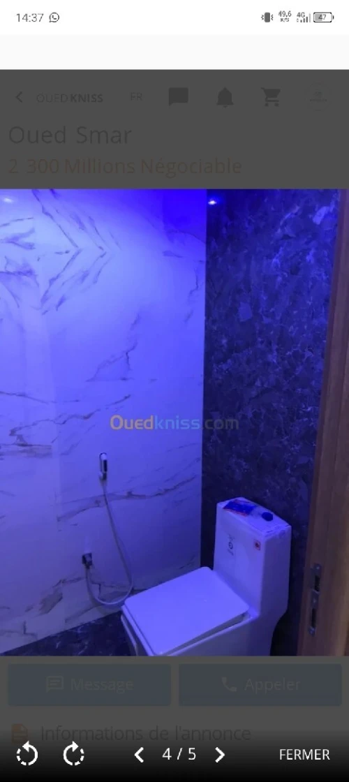 Vente Appartement F5 Alger Bab ezzouar