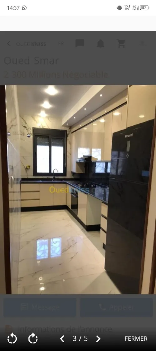 Vente Appartement F5 Alger Bab ezzouar