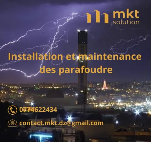 Installation et maintenance des parafoudre( paratonnerre) 