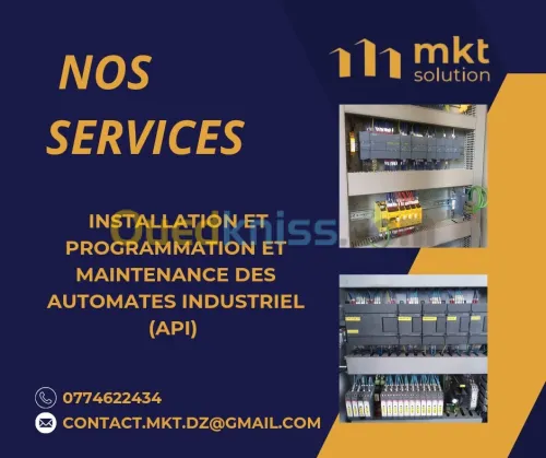 Installation et programmation des automates industrielles