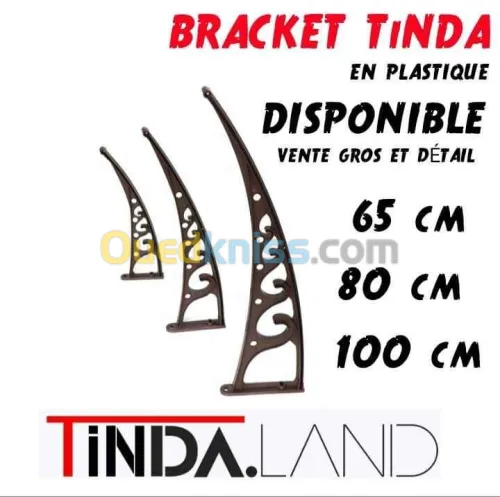 Bracket Tinda 1M/80CM/65CM