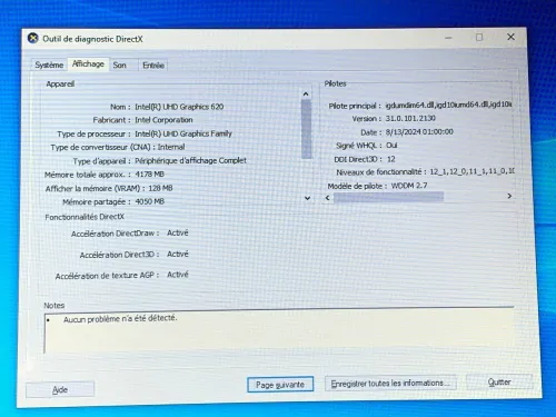 LENOVO IP 330S / INTEL I5 8EME / 8 G / 256 NVME / 15.6 FHD