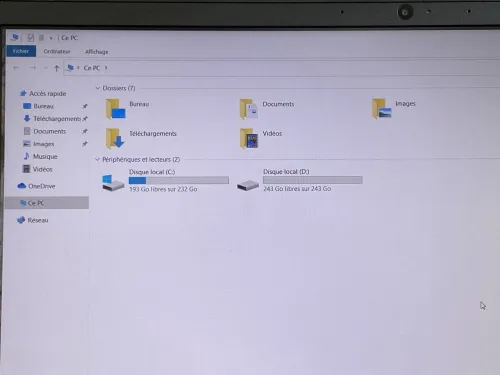 THINKPAD E580 / INTEL I5 8EME / 8G / 512 SSD NVME / 15.6 / FHD