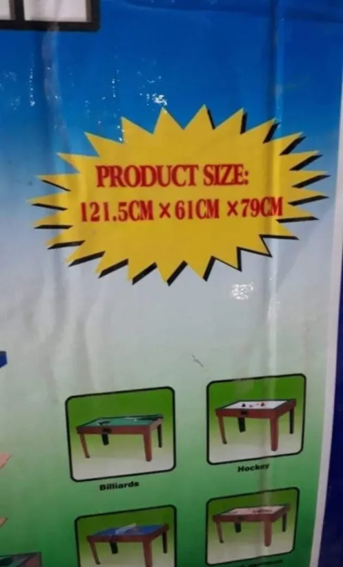 Table multi jeux 