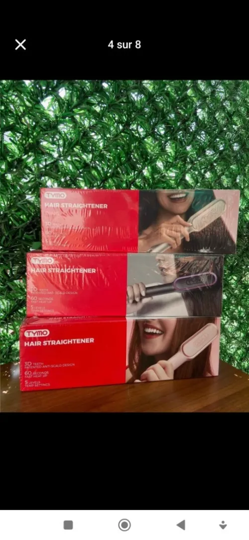 TYMO RING PLUS Brosse extra Lissante Pour Cheveux originale Venue de France