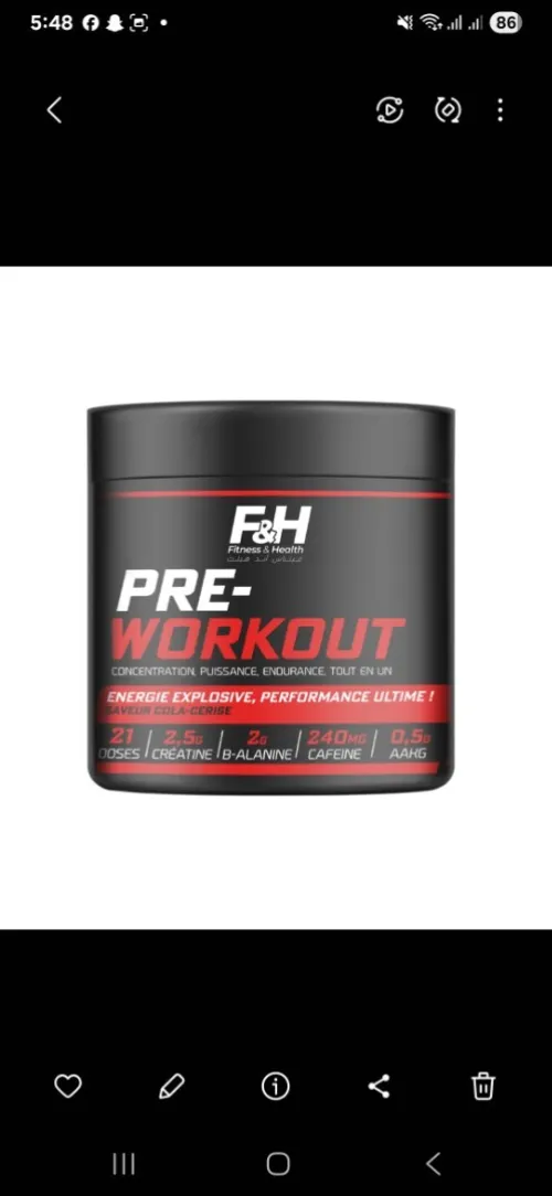 Pre workout FH