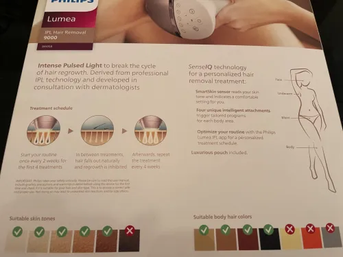 Appareil dépilation a la lumière pulsée 