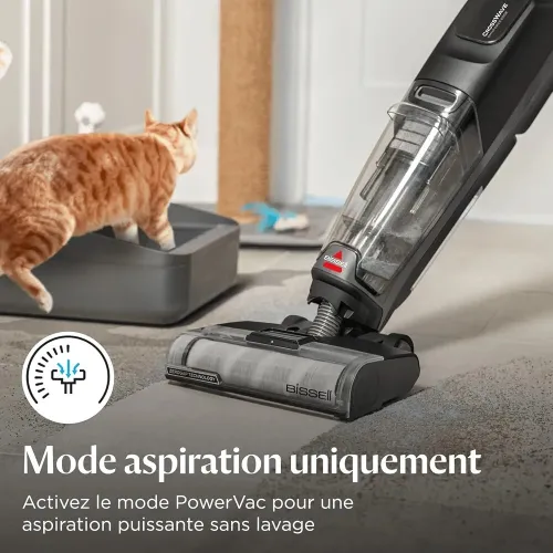 CrossWave OmniForce Edge Aspirateur Balai Laveur sans Fil Aspire et Lave