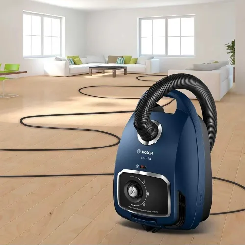 BOSCH BGB6X300 - Aspirateur Traineau avec sac - 600W - 75db Filtre HEPA - 12 m de rayon