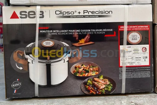 Seb Autocuiseur Clipso+ Précision Copper 8L Inox Tous feux dont induction 