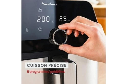 Moulinex Friteuse sans huile air fryer Easy Fry Mega 7,5L EZ855D20-2000W