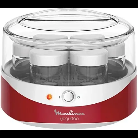 Yaourtière Électrique Avec 7Pots En Verre 13W Yogurteo Moulinex YG229510