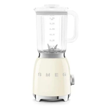 Blender SMEG Crème 800W- 4 Programmes - 1,5 Litres / 6 Tasses - BLF03CREU
