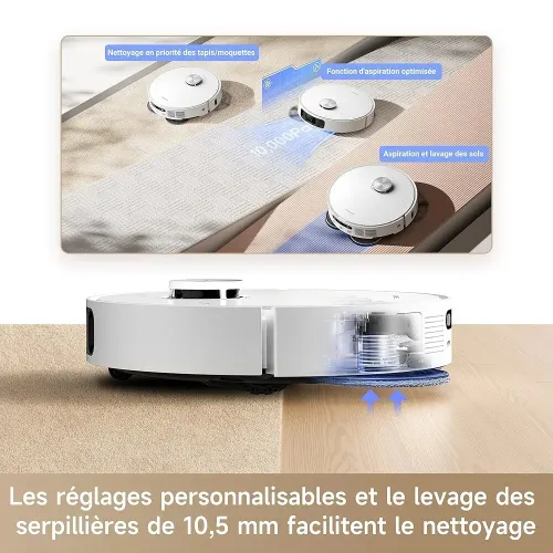  robot Aspirateur Dreame Avec station vidange et nettoyage L10s Ultra Gen2